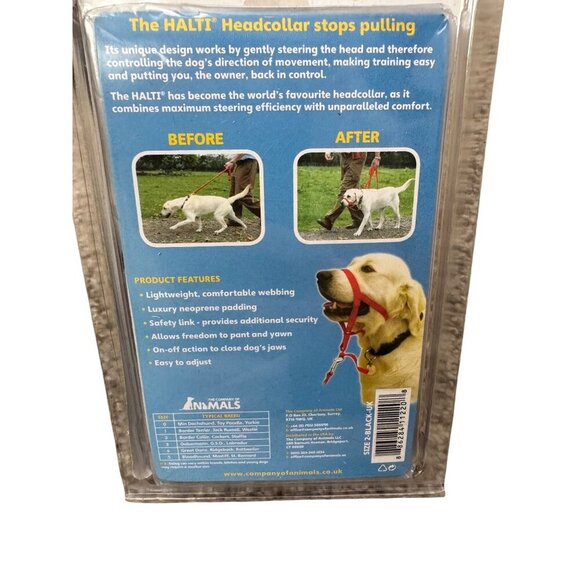 $5 WHEN BUNDLED HALTI Head Collar Leash Training Stop Dogs from Pulling Size 2 - Picture 2 of 5